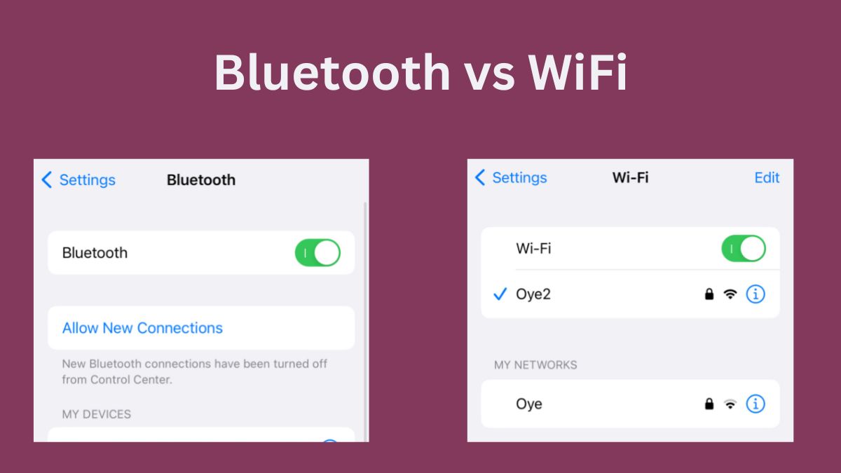 Bluetooth vs WIFI comparison