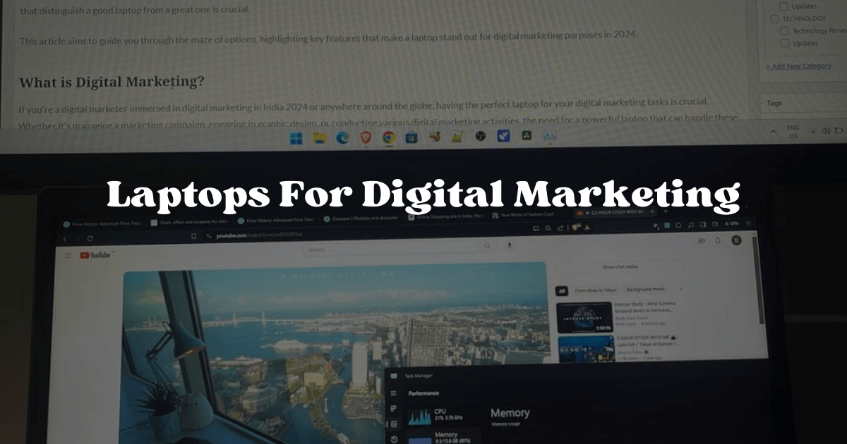10 Best Laptops for Digital Marketing in 2024: Specs & Comparisons