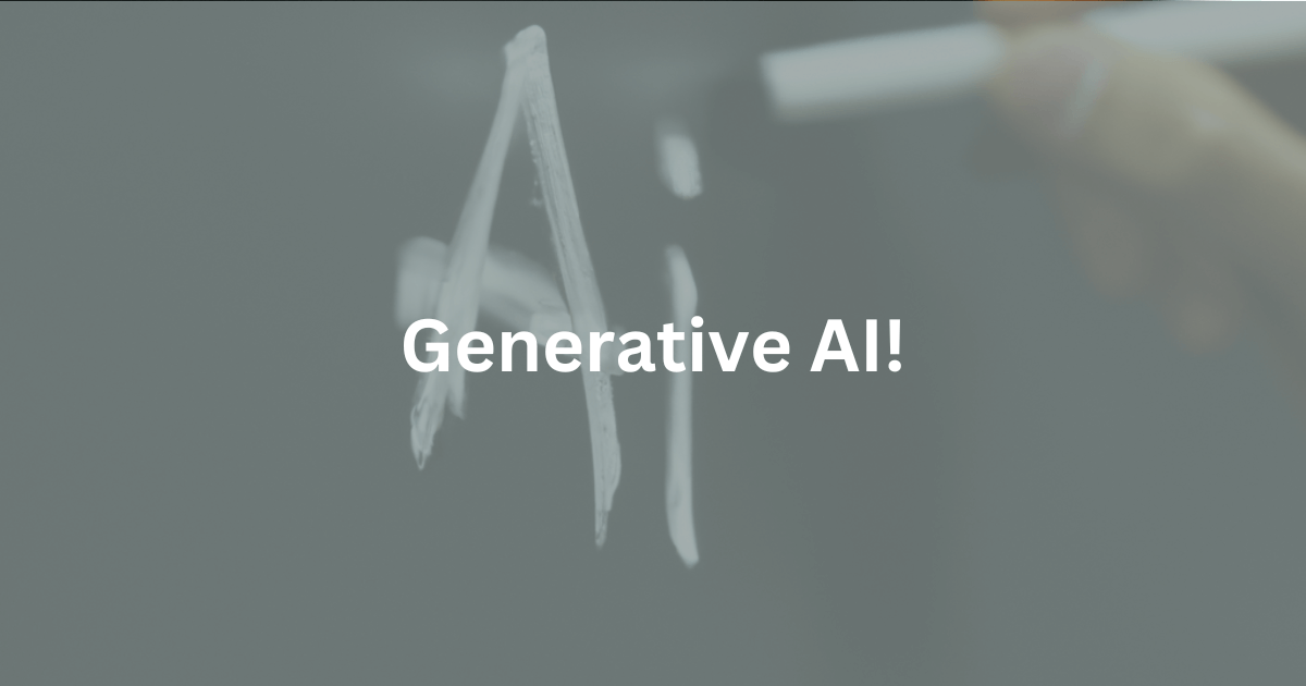 What is Generative AI? | Generative AI Usage!